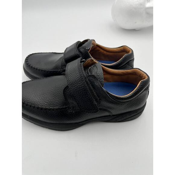 men\'s Black 10 wide Dr Comfort all leather diabetic shoes excellent condition main image 5